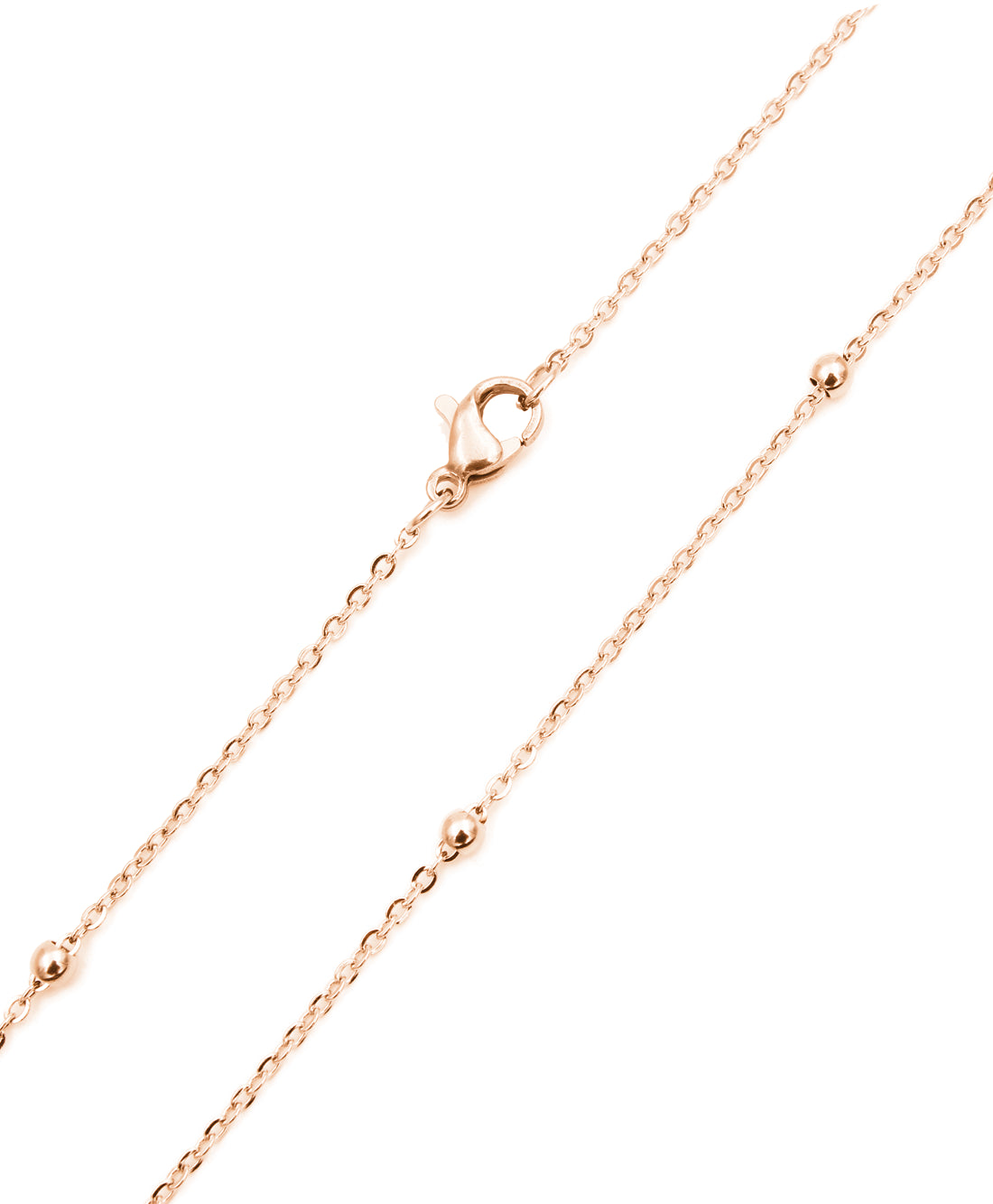 Long necklace / Necklace - Rose Gold - Pregnancy bola 110cm