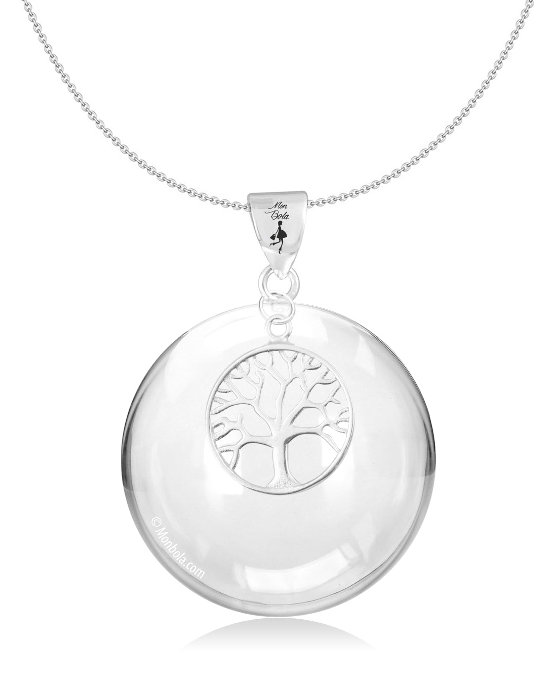 Pregnancy bola (Silver) - Tree of life