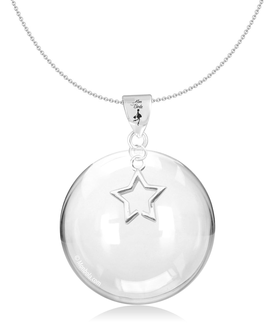 Pregnancy Bola (Silver) - Stars